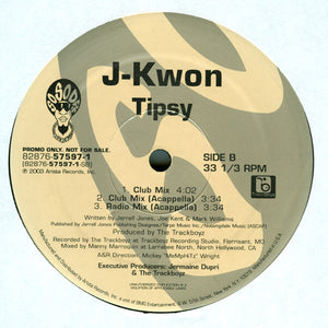 J-Kwon : Tipsy (12", Promo)