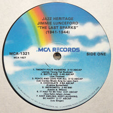 Load image into Gallery viewer, Jimmie Lunceford : The Last Sparks 1941-1944  (LP, Comp)