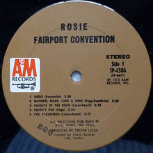 Load image into Gallery viewer, Fairport Convention : Rosie (LP, Album)