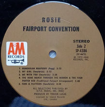 Load image into Gallery viewer, Fairport Convention : Rosie (LP, Album)