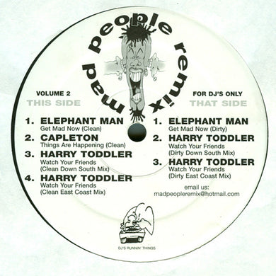 Various : Mad People Remix Volume 2 (12