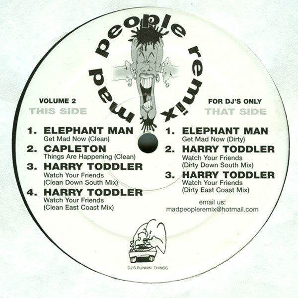 Various : Mad People Remix Volume 2 (12
