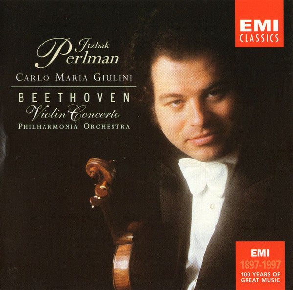Ludwig Van Beethoven * Itzhak Perlman * Carlo Maria Giulini * Philharmonia Orchestra : Beethoven : Violin Concerto (CD, Club, RE)