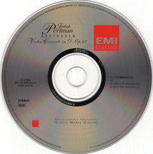 Load image into Gallery viewer, Ludwig Van Beethoven * Itzhak Perlman * Carlo Maria Giulini * Philharmonia Orchestra : Beethoven : Violin Concerto (CD, Club, RE)