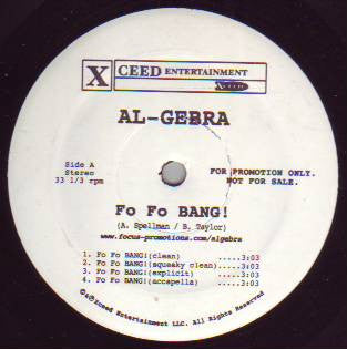 Al-Gebra : Fo Fo Bang! / Another Good Day (12