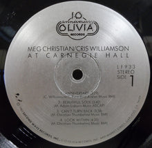 Load image into Gallery viewer, Meg Christian / Cris Williamson : At Carnegie Hall (2xLP, Album, Gat)