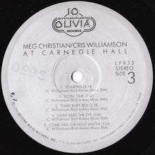 Load image into Gallery viewer, Meg Christian / Cris Williamson : At Carnegie Hall (2xLP, Album, Gat)