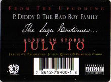 Load image into Gallery viewer, P. Diddy, Black Rob &amp; Mark Curry : Bad Boy For Life (12&quot;)