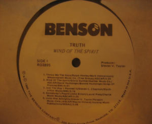 Truth (31) : Wind Of The Spirit (LP, Album)