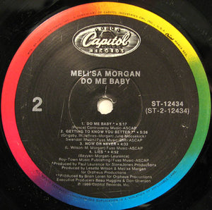 Meli'sa Morgan : Do Me Baby (LP, Album)