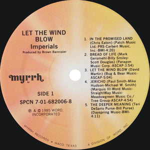 Imperials : Let The Wind Blow (LP, Album)