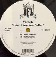 Load image into Gallery viewer, Verlin : Can&#39;t Love You Better (12&quot;)
