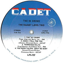 Load image into Gallery viewer, The Ramsey Lewis Trio : The In Crowd (LP, Album)