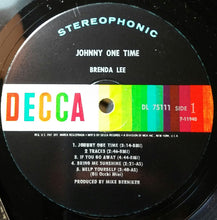 Load image into Gallery viewer, Brenda Lee : Johnny One Time (LP, Album)