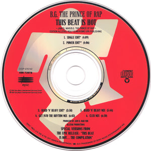 B.G. The Prince Of Rap : This Beat Is Hot (CD, Maxi)