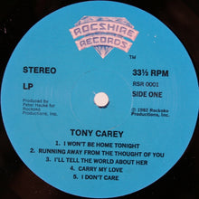 Load image into Gallery viewer, Tony Carey : Tony Carey (LP, Album)