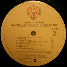 Load image into Gallery viewer, Van Morrison : Inarticulate Speech Of The Heart (LP, Album)