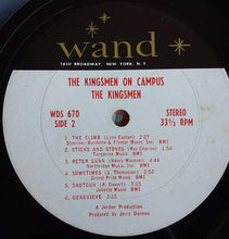 Load image into Gallery viewer, The Kingsmen : On Campus (LP, Album, San)