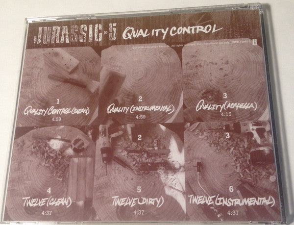 Jurassic 5 : Quality Control (CD, Single, Promo)