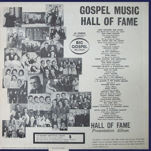 Various : Gospel Music Hall Of Fame (LP, Comp)