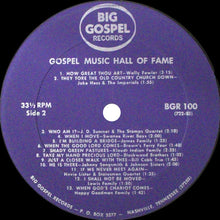 Load image into Gallery viewer, Various : Gospel Music Hall Of Fame (LP, Comp)