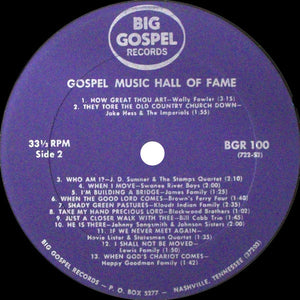 Various : Gospel Music Hall Of Fame (LP, Comp)