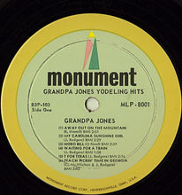 Load image into Gallery viewer, Grandpa Jones : Yodeling Hits (LP, Album, Mono)