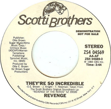 Revenge (5) : They're So Incredible (7