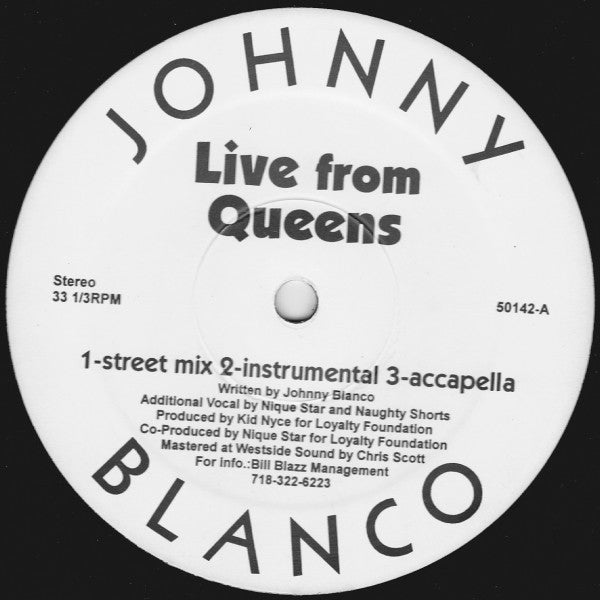 Johnny Blanco : Live From Queens (12