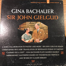 Load image into Gallery viewer, Gina Bachauer, John Gielgud - Maurice Ravel - Claude Debussy : Gaspard De La Nuit (LP)