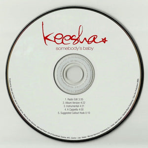 Keesha : Somebody's Baby (CD, Single, Promo)