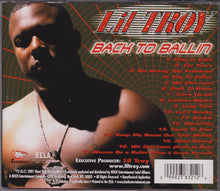 Load image into Gallery viewer, Lil&#39; Troy : Back To Ballin (CD, Album)