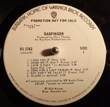 Load image into Gallery viewer, Badfinger : Badfinger (LP, Album, Promo)