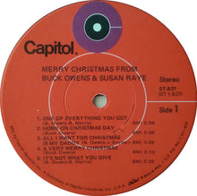 Load image into Gallery viewer, Buck Owens &amp; Susan Raye : Merry Christmas From Buck Owens &amp; Susan Raye (LP, Album)
