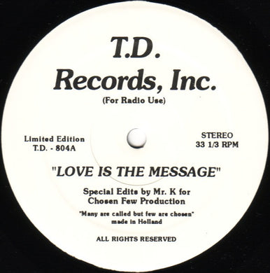 MFSB / The Chi-Lites : Love Is The Message / My First Mistake (12