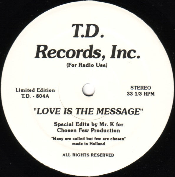 Buy MFSB / The Chi-Lites : Love Is The Message / My First Mistake