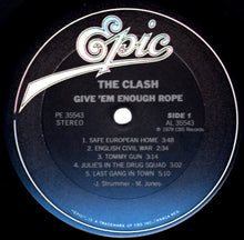 Load image into Gallery viewer, The Clash : Give 'Em Enough Rope (LP, Album, RE)