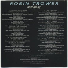 Load image into Gallery viewer, Robin Trower : Anthology (CD, Comp)