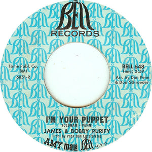 James & Bobby Purify : I'm Your Puppet / So Many Reasons (7", Single, Promo)