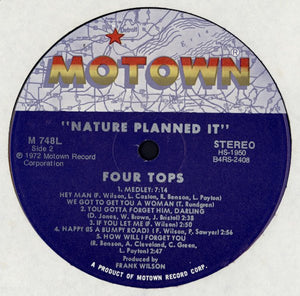 Four Tops : Nature Planned It (LP, Album)