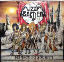 Load image into Gallery viewer, Lizzy Borden : Menace To Society (LP, Album)