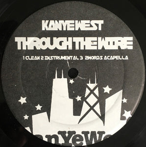 Kanye West : Through The Wire / 2Words (12", Promo)