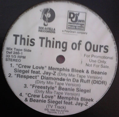 Various : This Thing Of Ours (12