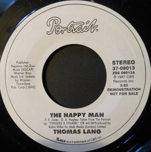 Thomas Lang : The Happy Man (7", Promo)