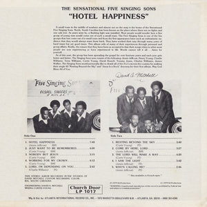 The Five Singing Sons : Hotel Happiness (LP)