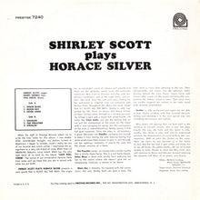 Load image into Gallery viewer, Shirley Scott : Plays Horace Silver (LP, Album, Mono)