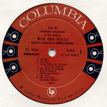 Load image into Gallery viewer, Nino Rota, Franco Ferrara : Leo Tolstoy's War And Peace (LP, Album, Mono)