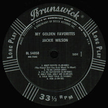 Load image into Gallery viewer, Jackie Wilson : My Golden Favorites (LP, Comp, Mono)
