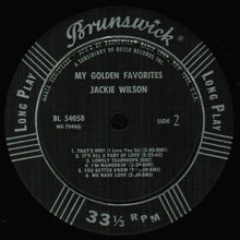 Load image into Gallery viewer, Jackie Wilson : My Golden Favorites (LP, Comp, Mono)