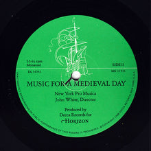 Load image into Gallery viewer, Various / New York Pro Musica : Music For A Medieval Day (LP, Mono)